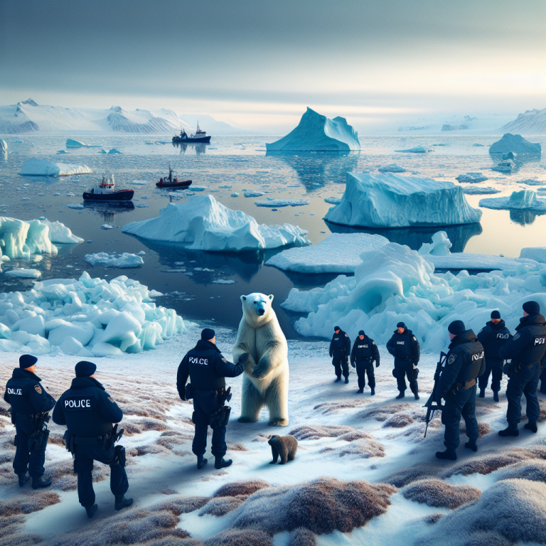 Primul urs polar observat in Islanda din 2016 a fost impuscat de politie