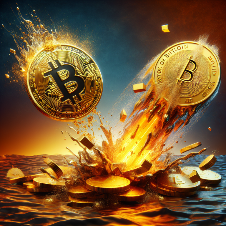 Bitcoin in cadere libera aurul a explodat