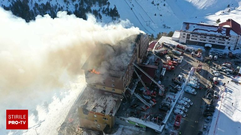 Cauza incendiului mortal din hotelul din Turcia