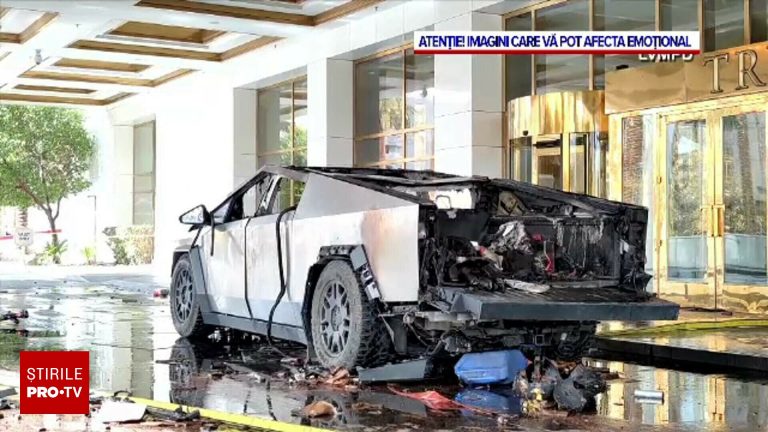 Cum a murit soferul masinii explodate langa Hotelul Trump
