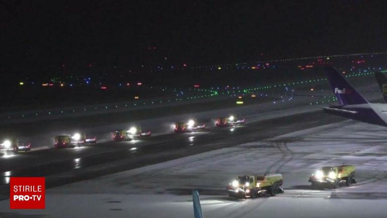 Iarna loveste Marea Britanie si Germania Haos pe aeroporturi