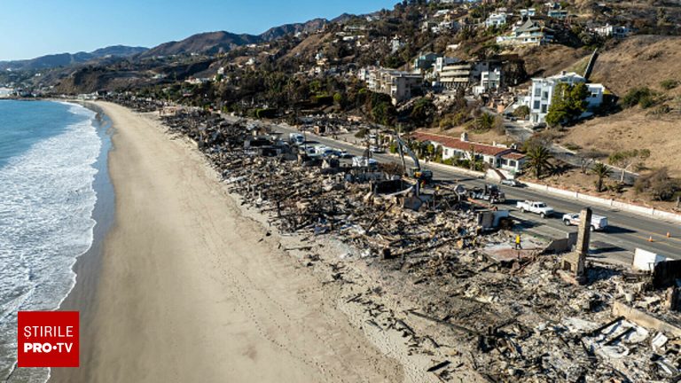 Imagini cu dezastrul incendiilor din Pacific Palisades