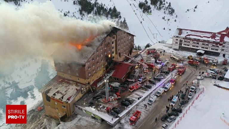 Incendiu la hotel din Turcia 14 arestati 78 morti