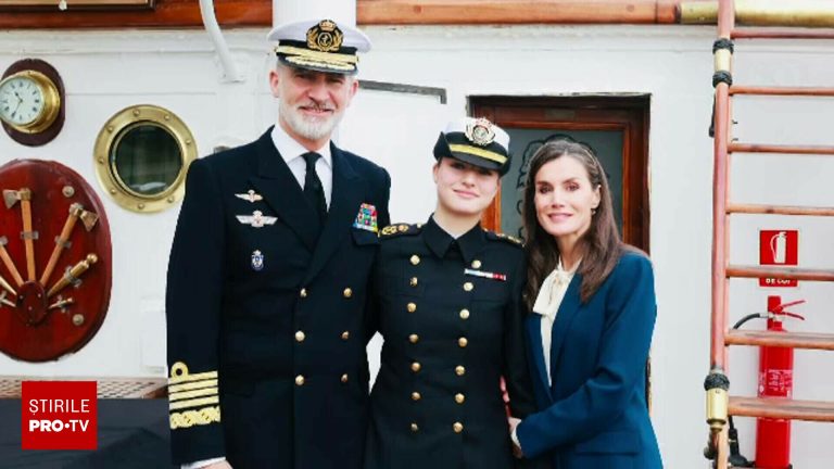 Printesa Leonor a Spaniei pleaca intr o expeditie maritima