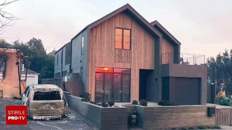Secretul vilei intacte in flacarile din Los Angeles
