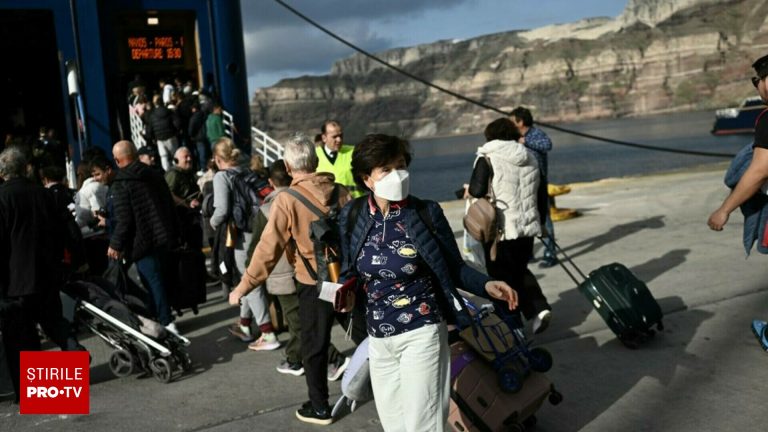 Exodul din Santorini Peste 6000 fug de cutremure