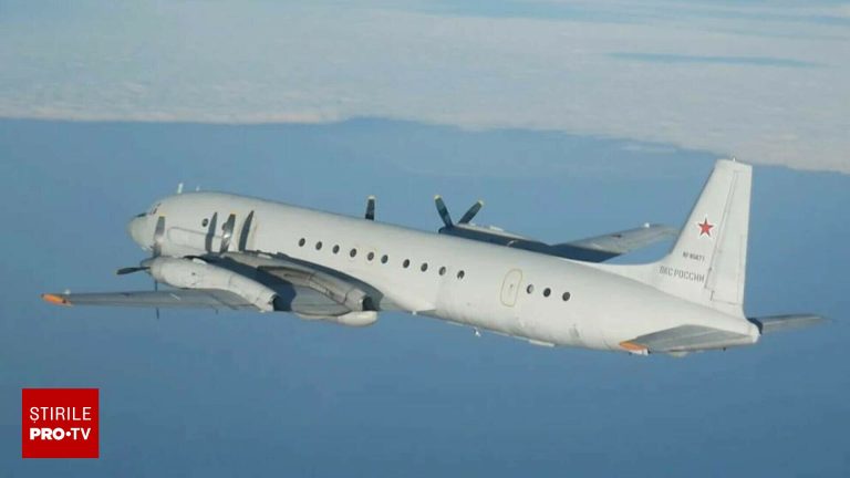 Avion militar Iliusin interceptat langa Germania Un pericol pentru traficul civil