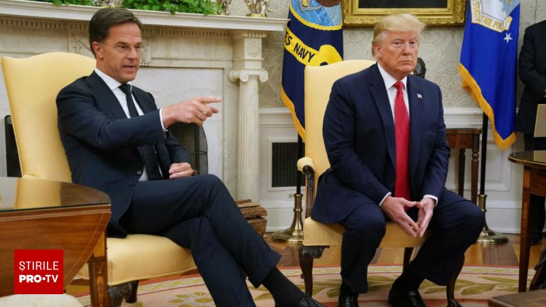 Donald Trump se intalneste joi la Washington cu secretarul general NATO Mark Rutte