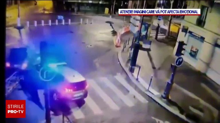 Imagini socante in Paris urmarire in trafic cu 13 victime