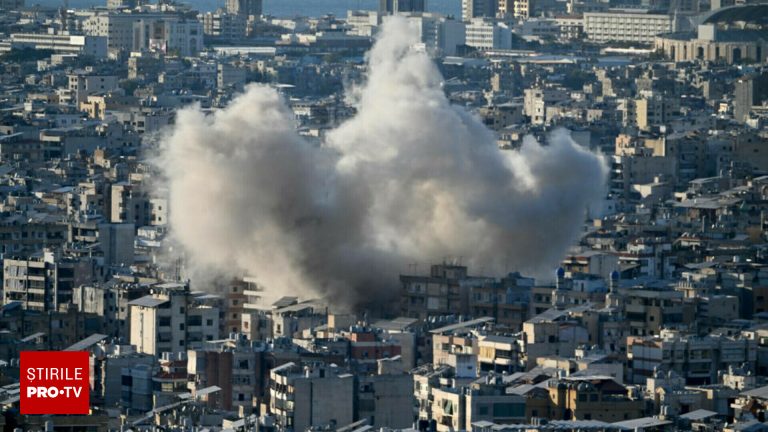 Israel ataca sudul Beirutului dupa tiruri din Liban
