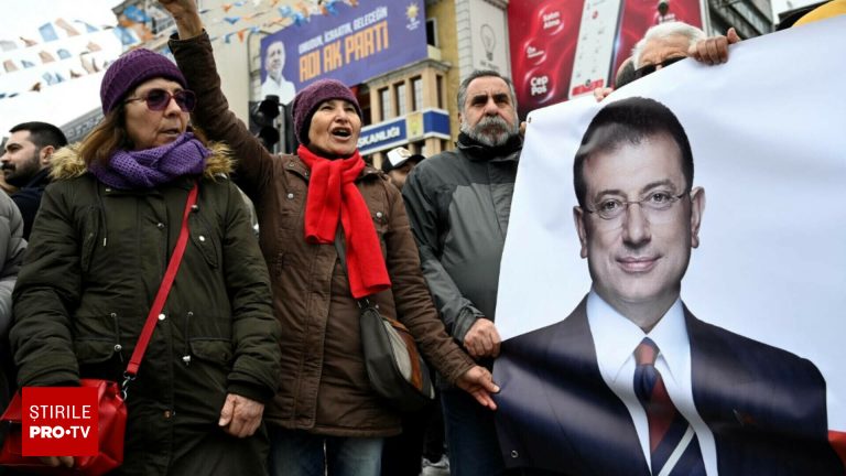 Opozitia turca denunta o lovitura de stat dupa arestarea primarului Istanbulului rivalul lui Erdogan Turcii protesteaza