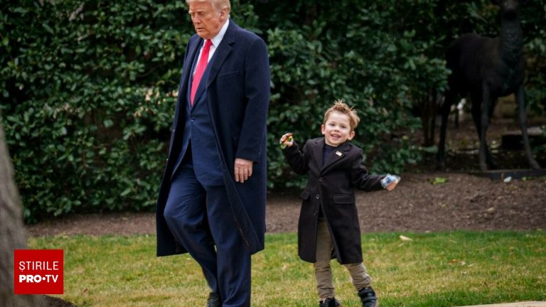 VIRAL Presedintele SUA alaturi de fiul lui Elon Musk Lil X