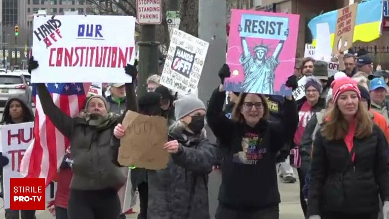 Cel mai mare protest national impotriva lui Trump in SUA