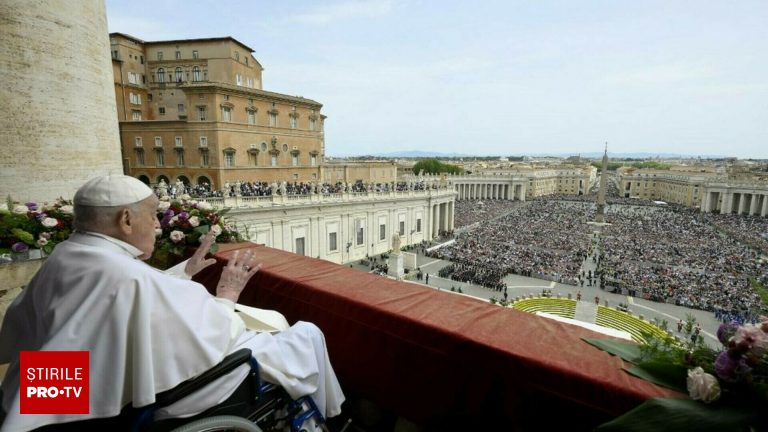 Pentru prima oara Papa Francisc nu a oficiat Pastele