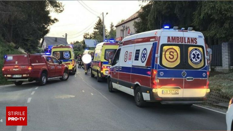 Sapte copii raniti intr o explozie la pompieri Polonia