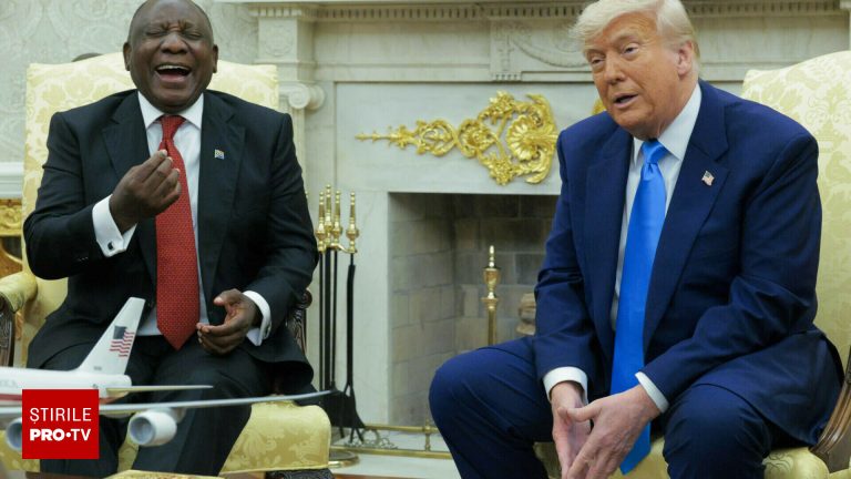 Confruntare Trump si omolog sud african in Biroul Oval