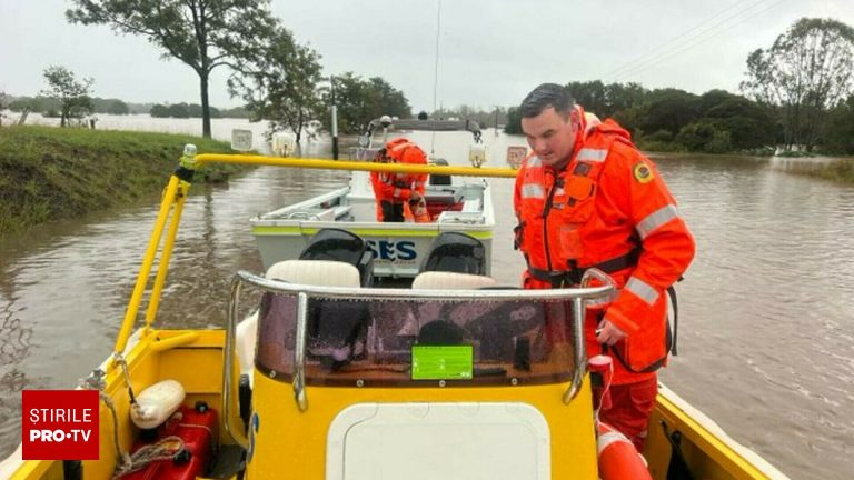 Inundatii masive in sud estul Australiei oameni blocati pe acoperisuri