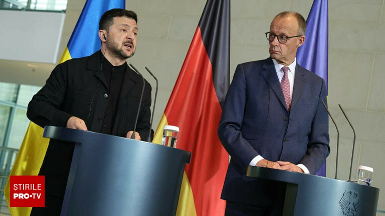 Merkel Germania va sustine productia de rachete in Ucraina