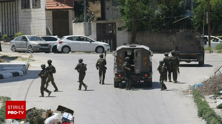 Militari israelieni au tras in diplomati stieni in Jenin