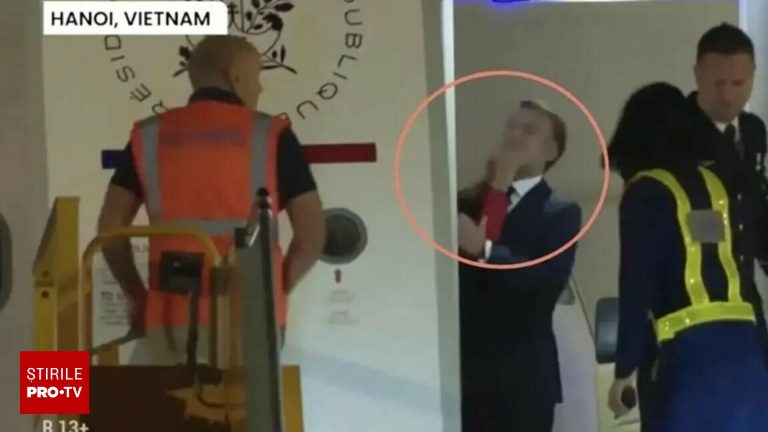 Reactia lui Emmanuel Macron la imaginile controversate cu sotia sa