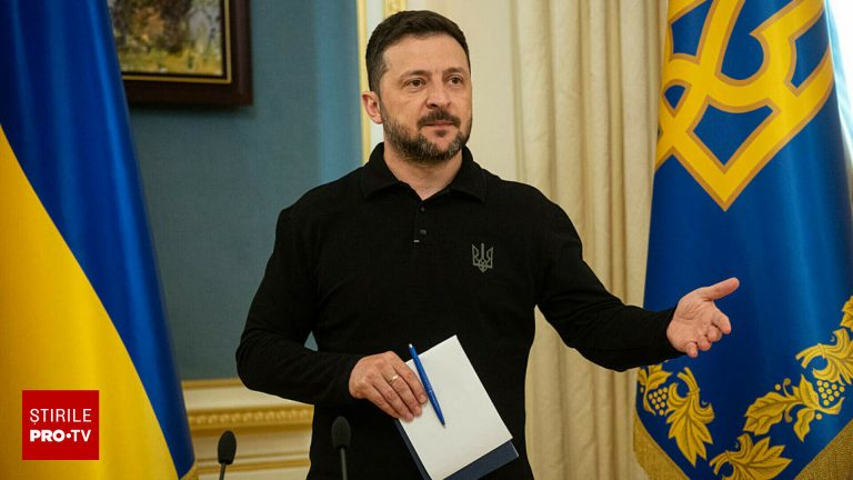 Volodimir Zelenski a ajuns la Praga intr o vizita oficiala