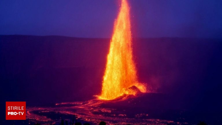 Vulcanul Kilauea a erupt din nou in Hawaii