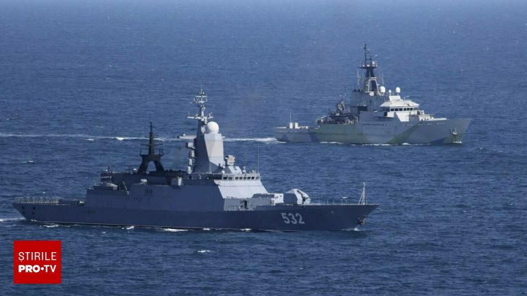 BBC Flota umbrela a Rusiei escortata de vas militar in Canalul Manecii