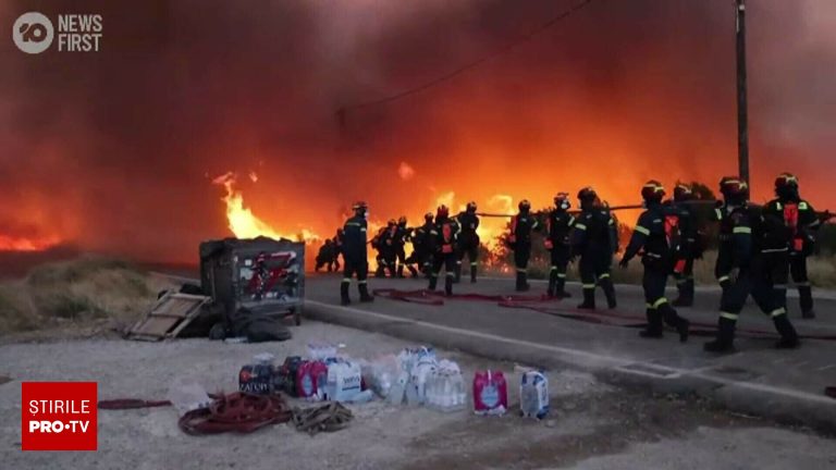 Incendii violente pe insula Chios evacuari masive