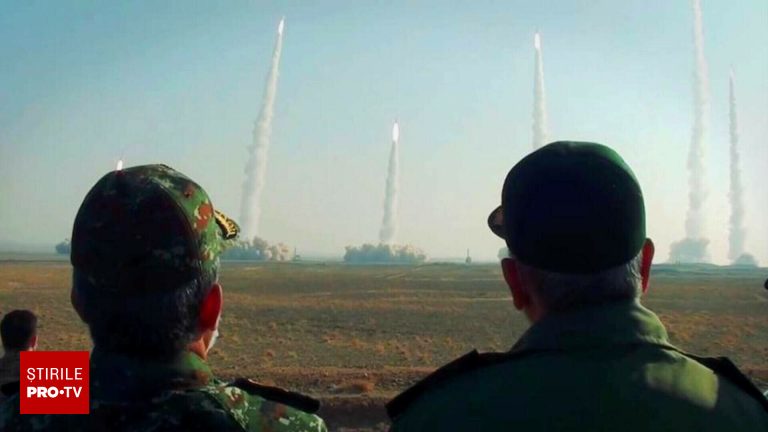 Iranul atac masiv asupra Israelului cu 50 de rachete