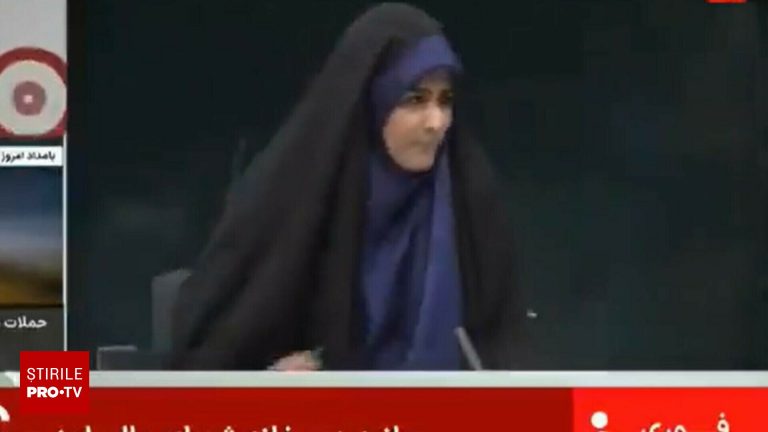 Israel a atacat sediul televiziunii de stat din Iran Reactia prezentatoarei in direct VIDEO