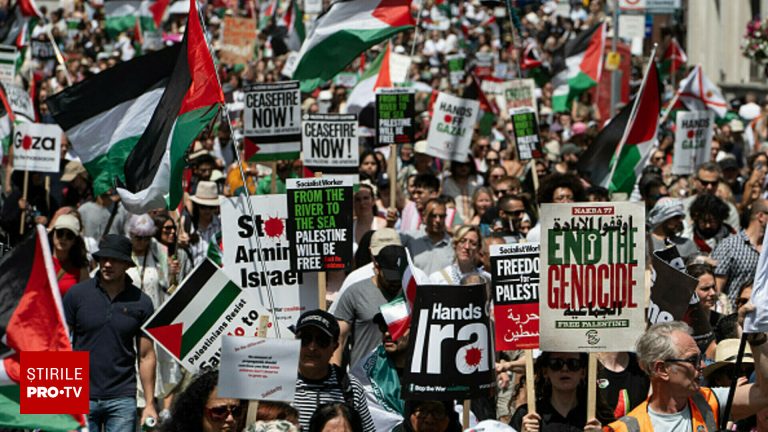 Nu vatingeti de Iran Proteste pentru palestinieni