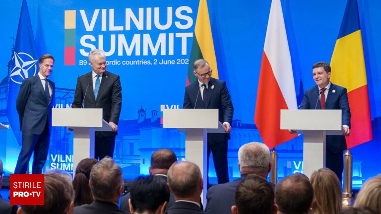 Reactia lui Nicusor Dan la Summitul B9 de la Vilnius