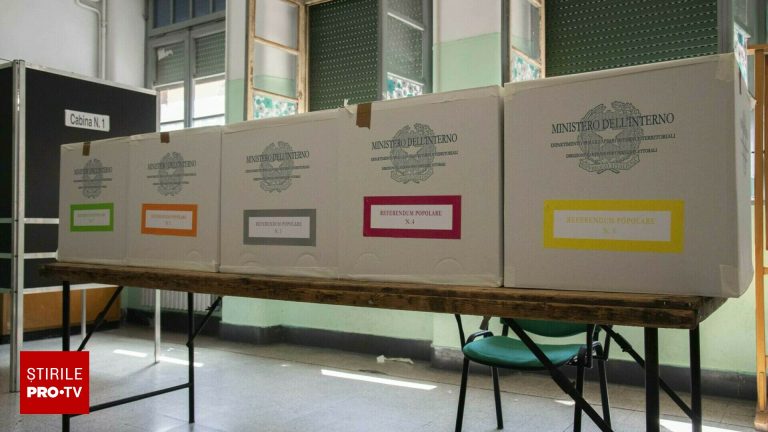 Referendum in Italia 25 milioane ceteni cu 5 ani mai devreme