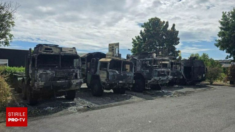 Rusia suspectata de sabotaj dupa incendierea camioanelor germane
