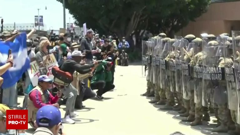 Violenele din Los Angeles se intensifica Trump acuzat