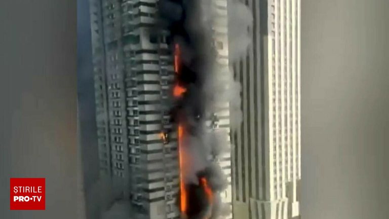 incendiu mare la un zgarie nori din dubai fara raniti