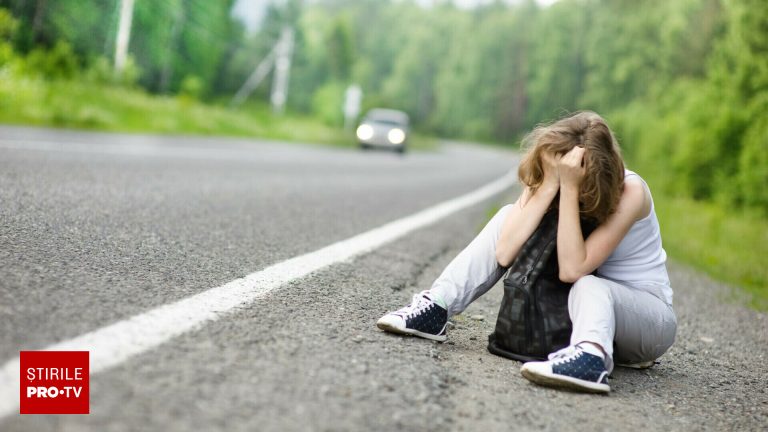 Francezul si a uitat sotia pe autostrada