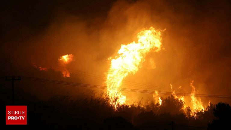 Incendiile devastatoare din Grecia au declansat urgenta