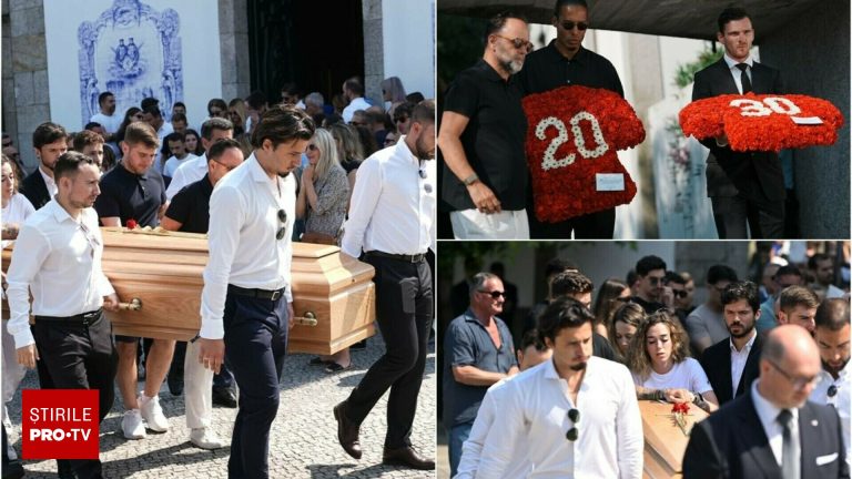 Inmormantarea lui Diogo Jota Emotii si omagiu FOTO