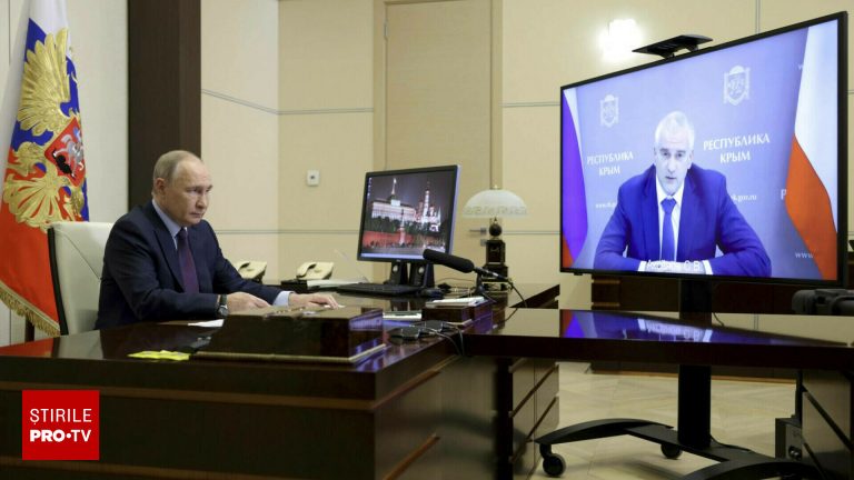 Masura extrema de securitate a Kremlinului Putin a transmis un mesaj video