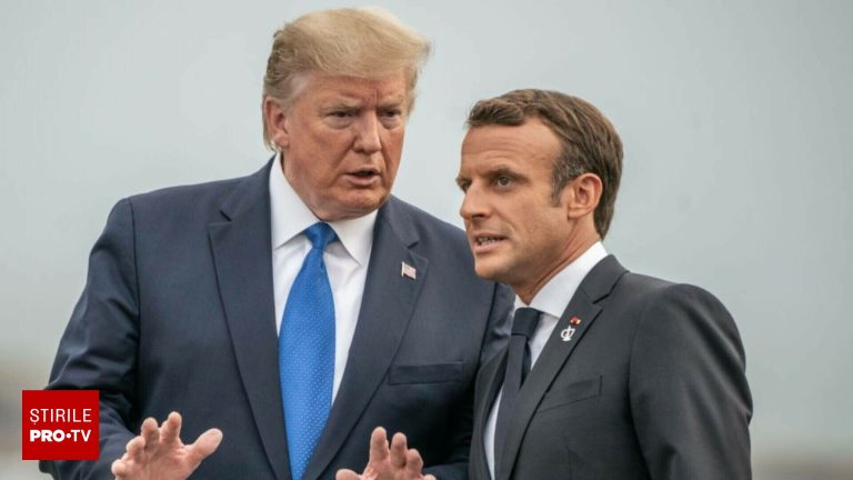 Reactia puternica a lui Macron la taxele lui Trump