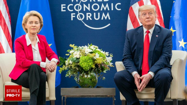 Ursula von der Leyen a discutat bine cu Trump despre taxe Ursula von der Leyen a discutat bine cu Trump despre taxe