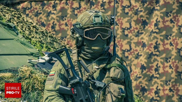 FOTO Lituania a instalati noi dispozitive de aparare la granita cu Rusia