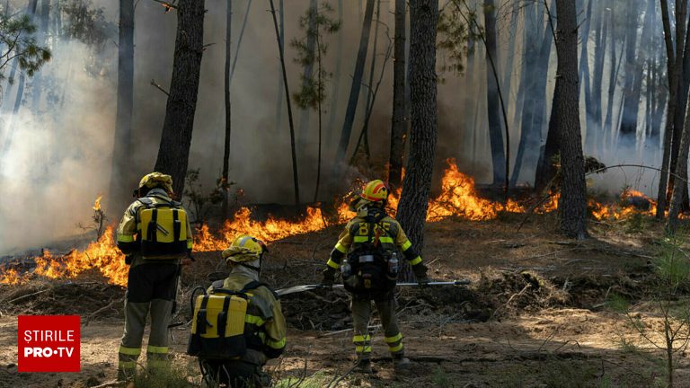 Incendii devastatoare in Spania situatia este critica