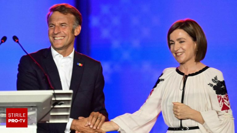 Moment istoric la Chisinau Macron spune Moldova va fi in Europa