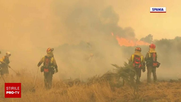 Trei oameni au murit in incendiile din Spania