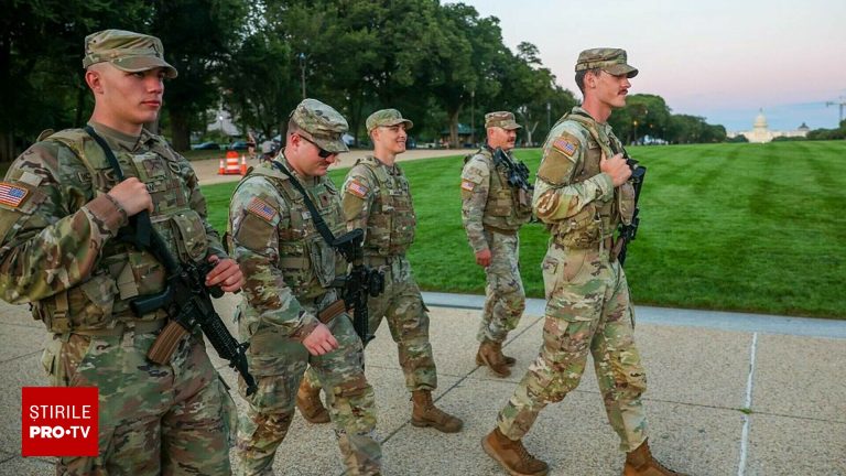 Trump isi respecta promisiunea Garda Nationala curata Washington ul