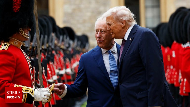 Donald Trump tratat ca un rege la Londra