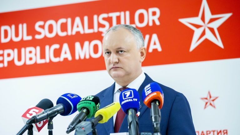 Igor Dodon Maine la 12 00 protest pacnic la Parlament