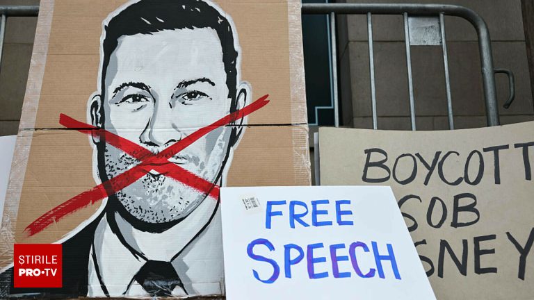Libertatea de exprimare in SUA contestata dupa suspendarea emisiunii lui Jimmy Kimmel